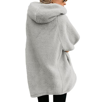 ReachMe Cozy Oversized Sherpa Jacket for Women