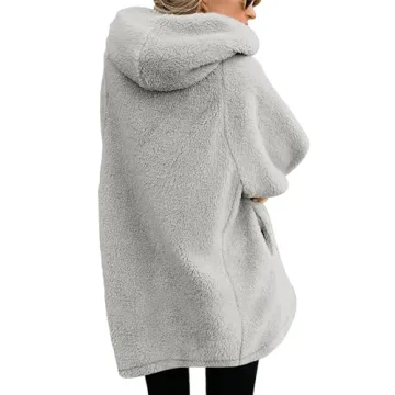 ReachMe Cozy Oversized Sherpa Jacket for Women