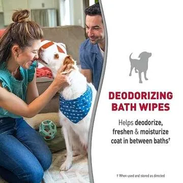 Nature's Miracle Dog Bath Wipes - 100 Count Lavender Scent