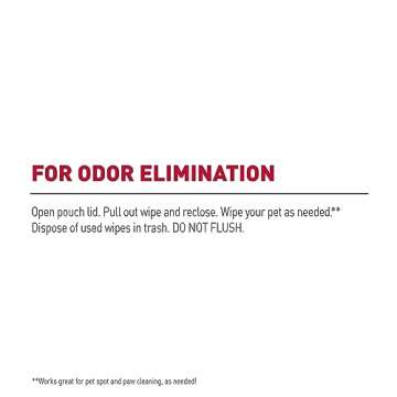 Nature's Miracle Dog Bath Wipes - 100 Count Lavender Scent