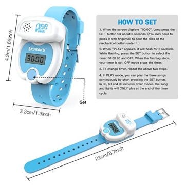SKYROKU Potty Training Watch - Engaging Music & Timer