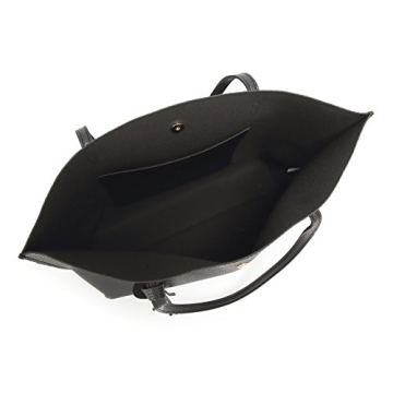 Dreubea Women's Faux Leather Tote Bag Stylish Spacious