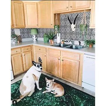 Bleucoin Grey Peel and Stick Tile Stickers for Renters