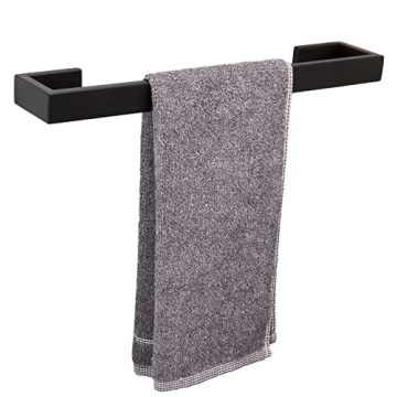 TocTen Bath Towel Rack - Square Base SUS304 Stainless Steel Heavy Duty Bathroom Holder