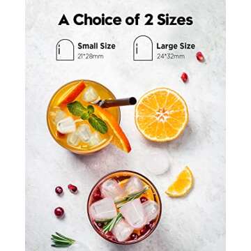 Silonn Countertop Ice Maker Machine with Handle, Portable Ice Makers Countertop, Makes up to 27 lbs. of Ice Per Day, 9 Cubes in 7 Mins, Self-Cleaning Ice Maker with Ice Scoop and Basket