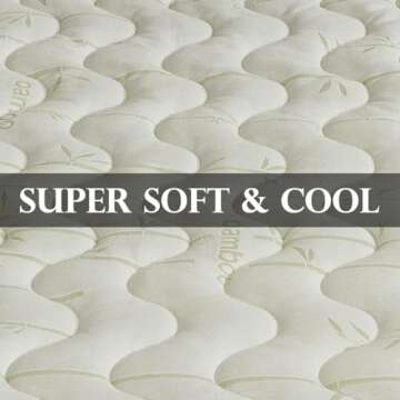 Royal Hotel Waterproof Bamboo Blend Fitted Mattress Pad