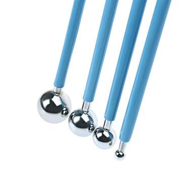 4pcs Fondant Cake Pan Flower Decorating Clay Flower Sugar Craft Ball Model DIY Tool