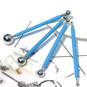 4pcs Fondant Cake Pan Flower Decorating Clay Flower Sugar Craft Ball Model DIY Tool