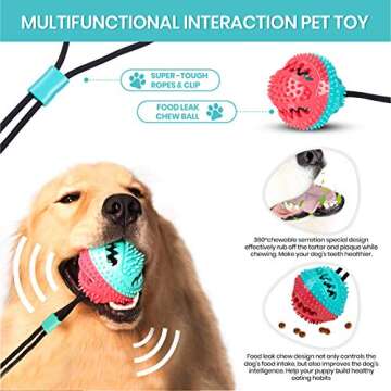 Interactive Pet Tug Toys for Aggressive Chewers