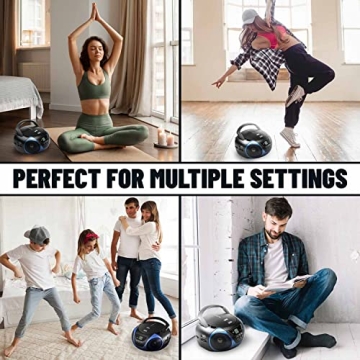 Tyler Portable Boombox CD Player with Dynamic Sound