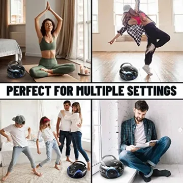 Tyler Portable Boombox CD Player with Dynamic Sound