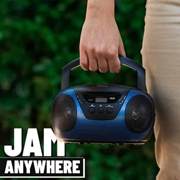 Tyler Portable Boombox CD Player with Dynamic Sound