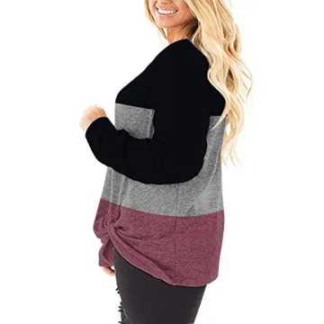 Soft Plus Size Fall Tops for Women - Long Sleeve Sweatshirts