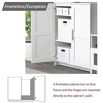 Probrico CHR093 105 Degree Soft Closing European Full Overlay Concealed Hinge with Mounting Plate,1 Pair