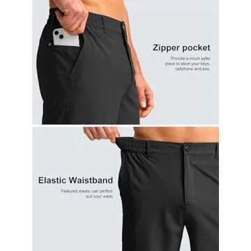 G Gradual Men's 7" Casual Golf Shorts Quick Dry Breathable