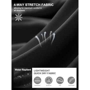 G Gradual Men's 7" Casual Golf Shorts Quick Dry Breathable