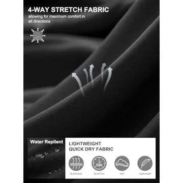 G Gradual Men's 7" Casual Golf Shorts Quick Dry Breathable