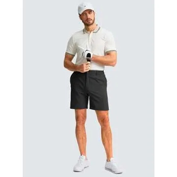 G Gradual Men's 7" Casual Golf Shorts Quick Dry Breathable