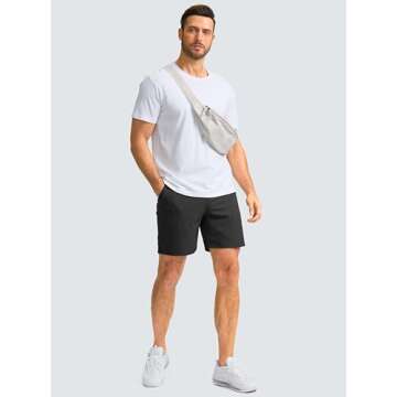 G Gradual Men's 7" Casual Golf Shorts Quick Dry Breathable