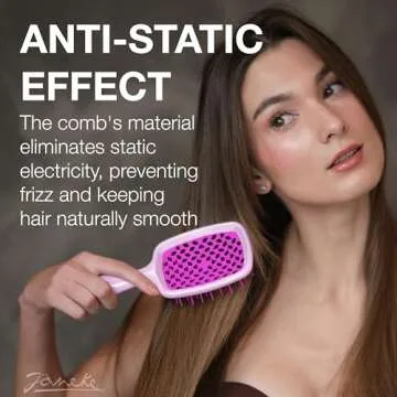 Janeke Superbrush Detangling Brush for Effortless Styling