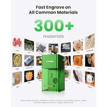 xTool F1 2-in-1 Dual Laser Engraver, Lightning Speed Portable Laser Engraving Machine, Ultra HD Fiber Laser Engraver for Jewelry, Metal, Wood, Leather