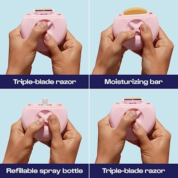 Chic Alleyoop Portable Travel Razors For Women