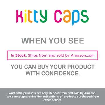 Kitty Caps Nail Caps for Cats | Safe, Stylish & Humane Alternative to Declawing | Stops Snags and Scratches, X-Small (Under 5 lbs), Black with Gray Tips & Baby Blue (Pack of 1)