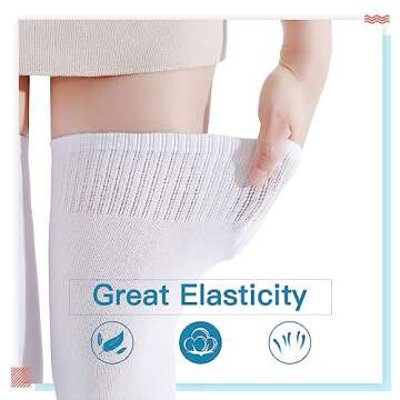 Kayhoma Thigh High Socks for Women - Stylish Comfort