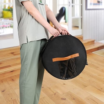 Portable Felt Hat Storage Box for Travel & Organization