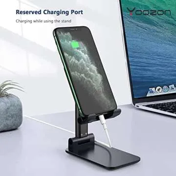 Yoozon Adjustable Phone Stand - Foldable & Portable