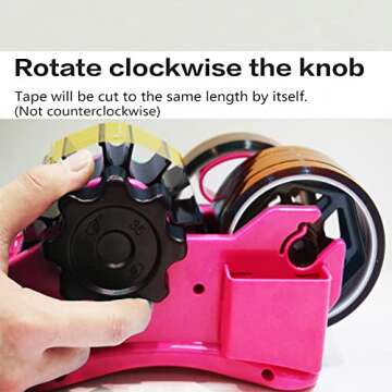 Pink Heat Tape Dispenser for Easy Sublimation Cutting
