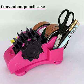 Pink Heat Tape Dispenser for Easy Sublimation Cutting