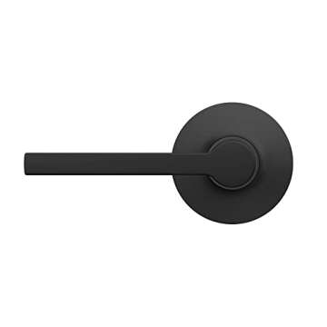 Lock Scout Matte Black Hall Closet Door Handle for Ease