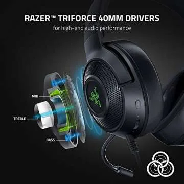 Razer Kraken V3 X Gaming Headset with 7.1 Surround Sound