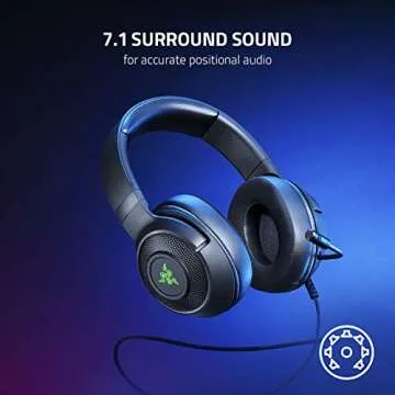 Razer Kraken V3 X Gaming Headset with 7.1 Surround Sound