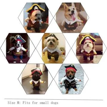 NACOCO Pet Dog Costume Pirates of The Caribbean Style (Medium)