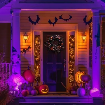 Valery Madelyn Halloween Decorations Bundle - Wreath & Ornaments