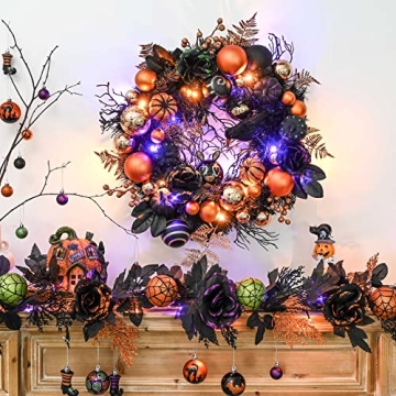 Valery Madelyn Halloween Decorations Bundle - Wreath & Ornaments