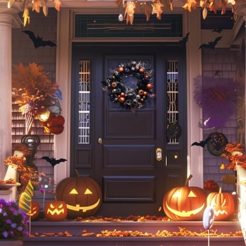 Valery Madelyn Halloween Decorations Bundle - Wreath & Ornaments
