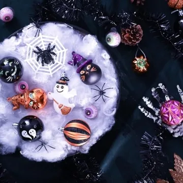 Valery Madelyn Halloween Decorations Bundle - Wreath & Ornaments