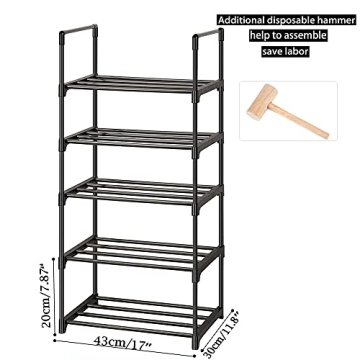 Stylish OYREL Shoe Rack - Durable Space Saver for Tight Spaces