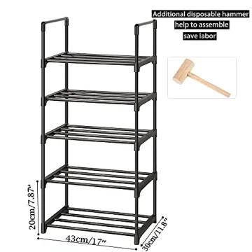 Stylish OYREL Shoe Rack - Durable Space Saver for Tight Spaces