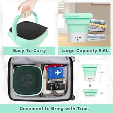 Compact 6.5L Mini Portable Washer for Travel