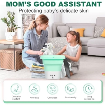 Compact 6.5L Mini Portable Washer for Travel