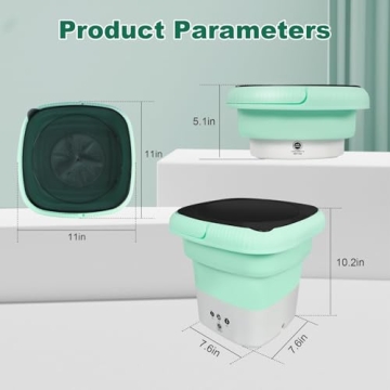 Compact 6.5L Mini Portable Washer for Travel