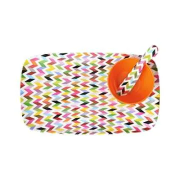 French Bull Melamine Mini Bowls, 6-Piece Set, Small Serving Bowl – Snack, Condiment, Dip, Dessert, Ice Cream – Shatter Proof, Food-Safe, BPA Free, Dishwasher Safe, 4” 10 oz - Multicolor