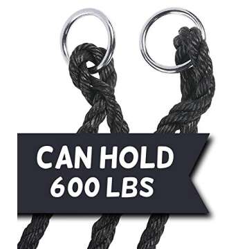 Royal Oak Giant 40" Spider Web Tree Swing, 600 lb Weight Capacity, Durable Steel Frame, Waterproof, Adjustable Ropes, Bonus Flag Set and 2 Carabiners, Non-Stop Fun for Kids (Blue)