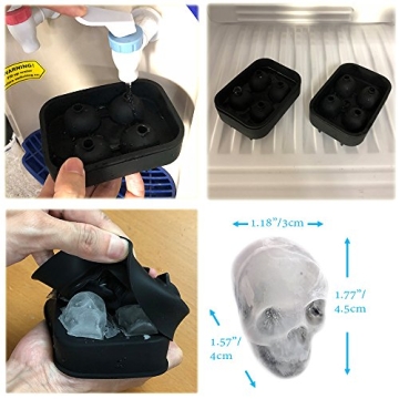 Stritra Skull Mold for Ice and Chocolate Crafts