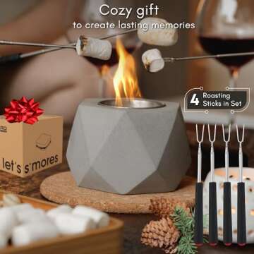 Yaro Smokeless Wood Pellet Tabletop Fire Pit