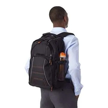 Amazon Basics Laptop Backpack - Fits 17-inch Laptops
